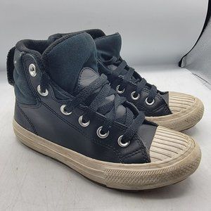 Converse Counter Climate Boys Size 1 Black Sneaker Shoes Outdoors School Casual